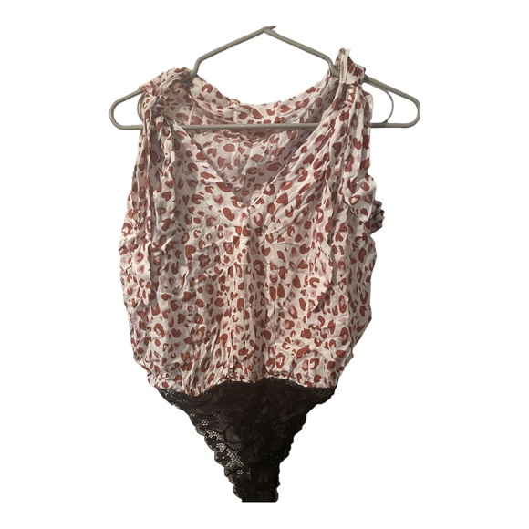 Free People Animal Print Bodysuit - Picture 4 of 7